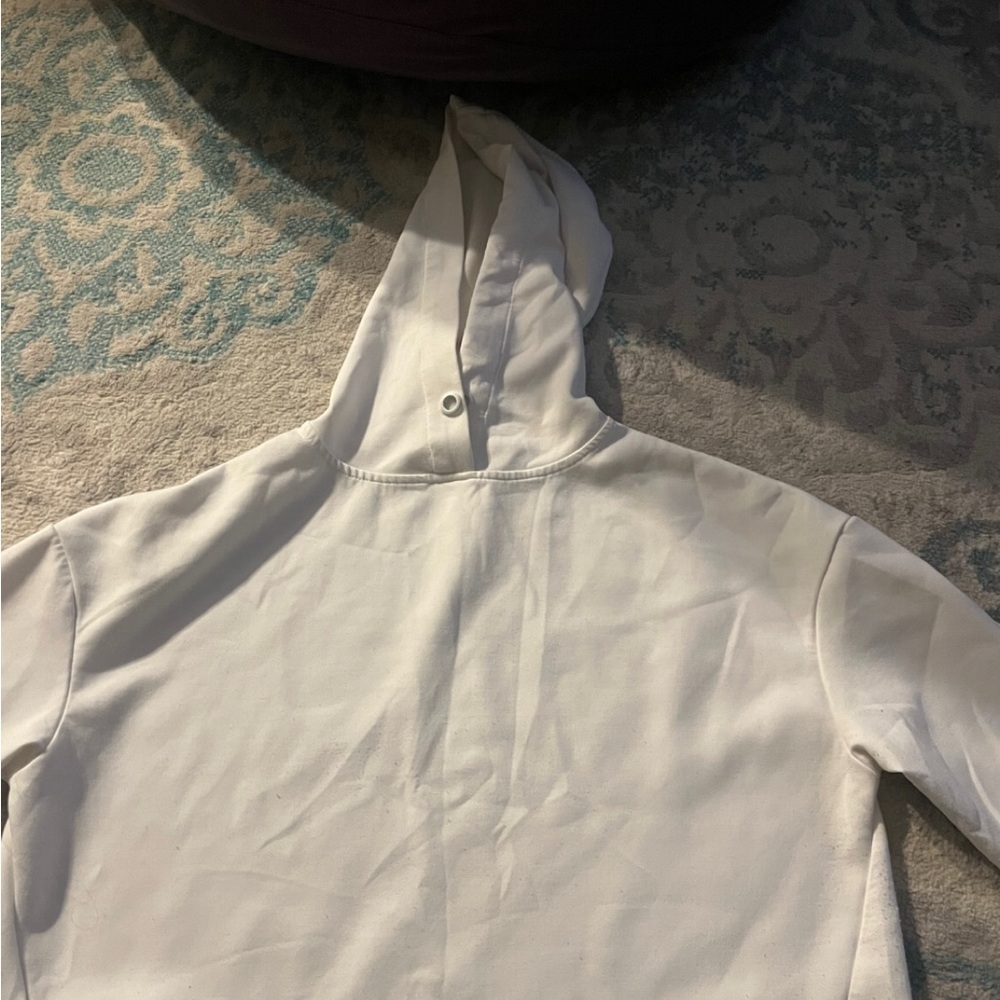 Stradivarius White Hoodie
